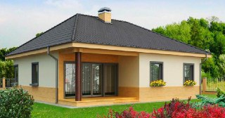 Строительство одноэтажных домов Лысьва цена от 23451 руб. м2